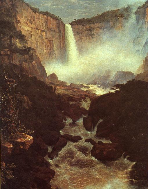 Frederick Edwin Church The Falls of Tequendama France oil painting art